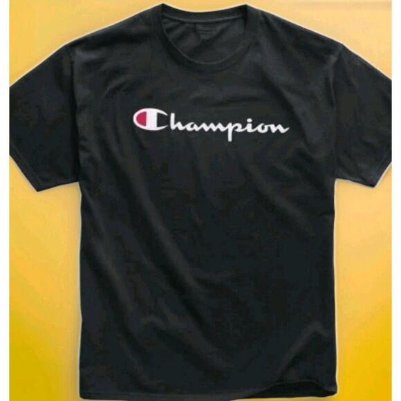 Champion Performance Short Sleeve T-shirt, Black 4XL ATHLETIC WEAR NEW A131 - Picture 1 of 4